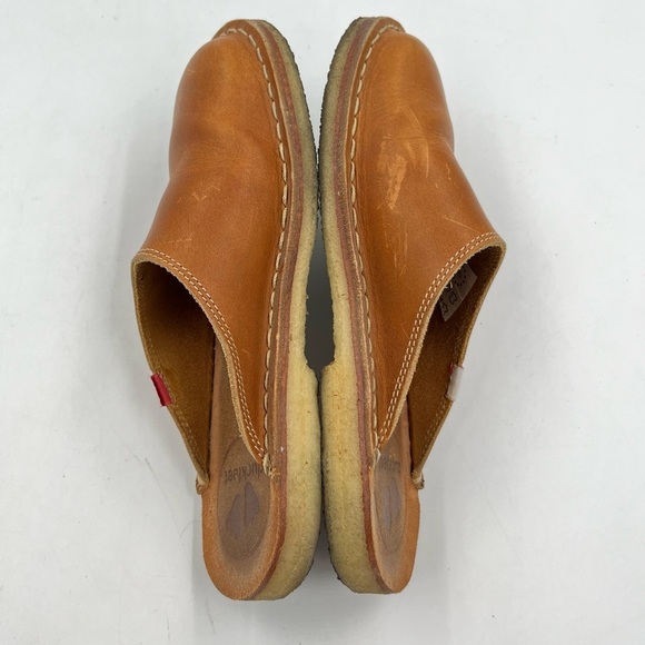Duckfeet Blavand Brown Tan Leather Clogs Size 35 - Picture 7 of 11